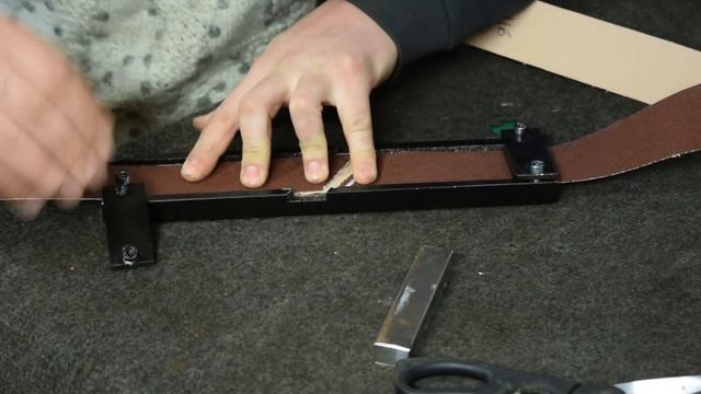 Как склеить ленту для гриндера