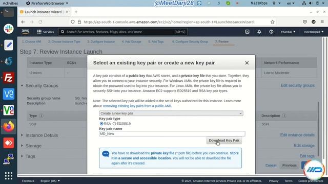 Create a Free EC2 Linux Instance in AWS || AWS free tier смотреть онлайн