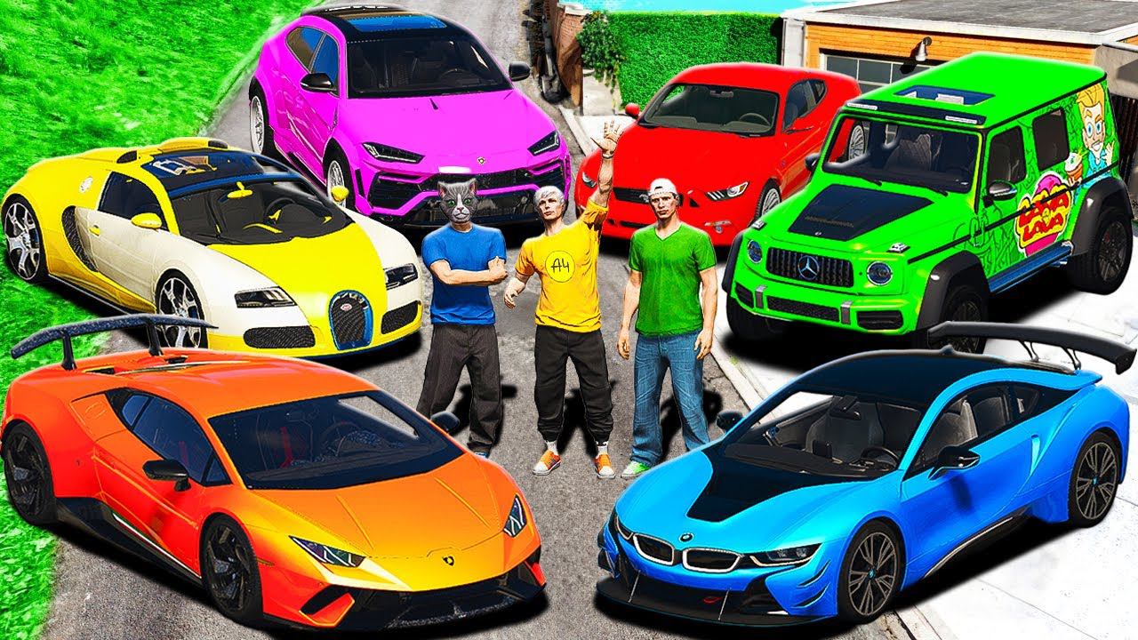 УГНАЛ ВСЕ СЕКРЕТНЫЕ МАШИНЫ ВЛАДА А4 ДЛЯ РАЙЛЮХИ! ЛАМБОРГИНИ, ГЕЛИК, УРУС, МУСТАНГ ГТА 5 МОДЫ МУРКА смотреть онлайн