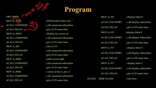 Hardware Programing In 8051 Microcontroller With Keil C51 – LCD Interface
