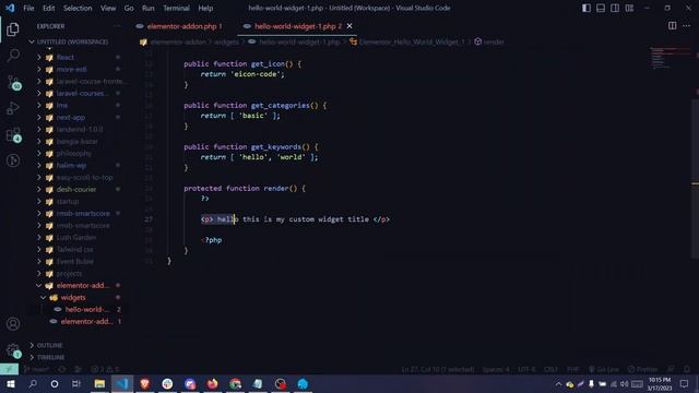 Mastering WordPress class 8 how to develop custom elementor widget in wordpress ||wordpress free смотреть онлайн