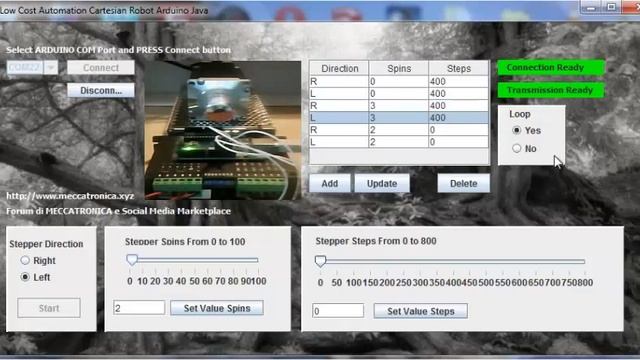 Stepper's Programming Controlled Computer Using JAVA And Arduino