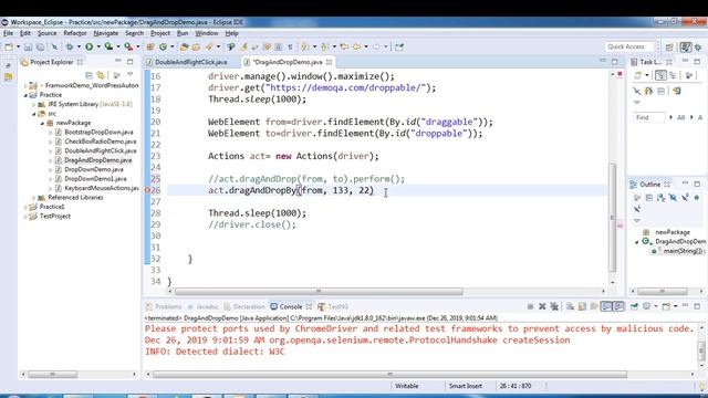 Selenium WebDriver | Part27 | How to Drag and Drop in Selenium WebDriver смотреть онлайн