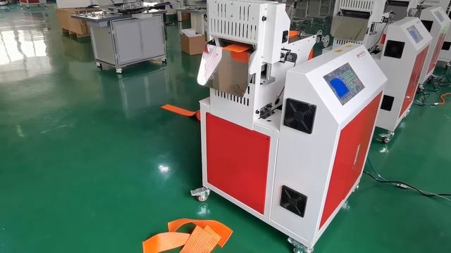 Сверхмощная автоматическая машина для резки лент с горячим ножом смотреть онлайн