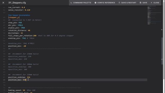 Klipper: Endstop Configuration