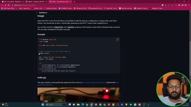 E.P-06 | DHT11 with Raspberry pi pico | PICO series смотреть онлайн