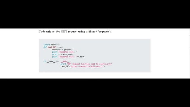Rest API testing using Python смотреть онлайн