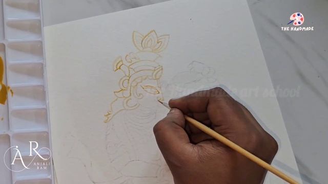 How to trace a sketch without carbon paper easily/the Handmade art school смотреть онлайн