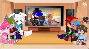 Security Breach react to GlamMike au // FNaF // Gacha Club