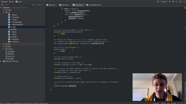 CS61B Fall 2015, Project 2 (Lines of Action): Getting Started смотреть онлайн