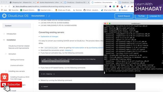 How to install and configure cloudlinux on cpanel & centos 7 server | Learn with Shahadat смотреть онлайн