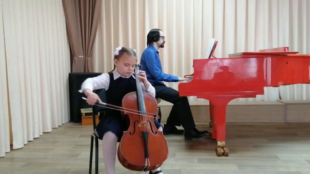 Тяглова Анна, русская народная песня "Там за речкой..." смотреть онлайн