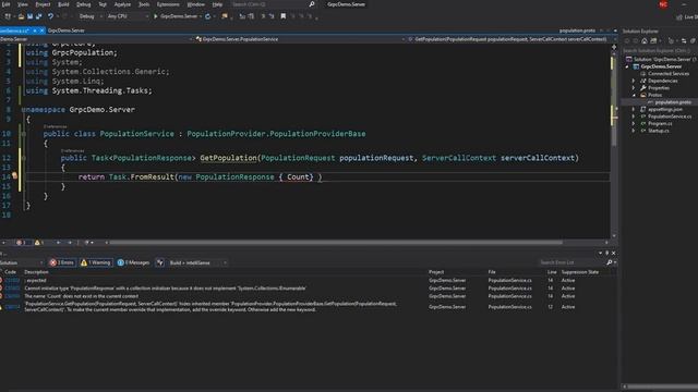 gRPC in ASP.Net Core 3.0 (Unary remote procedure call) смотреть онлайн