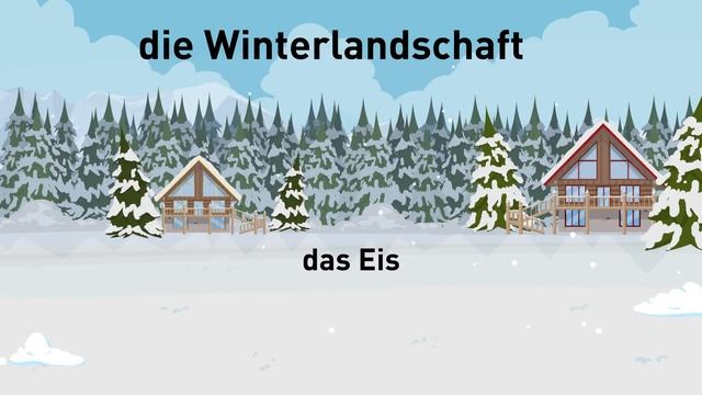 Deutsch Lernen / Wortschatz Winter / Aussprache