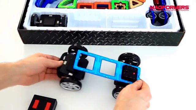 Магнитный конструктор Magformers Magformers R C Custom Set 63091 смотреть онлайн