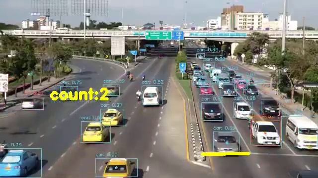 Traffic Vehicle Counting | YOLO | Opencv | Python смотреть онлайн
