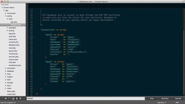 Part 16. Connecting Laravel to Mysql смотреть онлайн