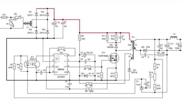 Ремонт блока питания, частая поломка, предназначен не только для светодиодных лент 12 Вольт 30 Ампе смотреть онлайн