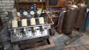 Самодельный компрессор из двс зил 130