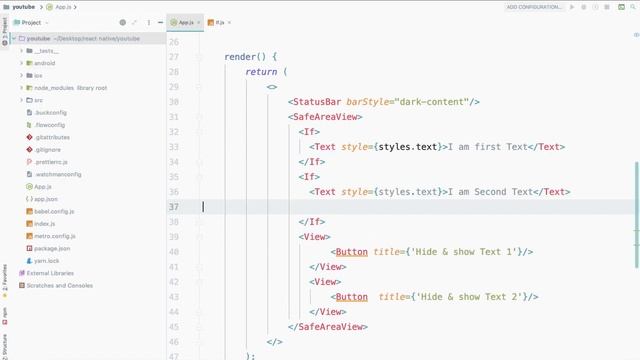 React Native Hacks (Hindi) #1: Conditional Rendering смотреть онлайн