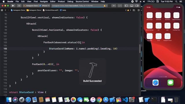 Instagram Using Firebase With SwiftUI - Part 3 - Instagram With SwiftUI - Instagram Design SwiftUI смотреть онлайн