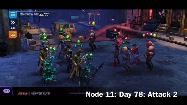 Dark Dimension 3 - Node 11 -Part 1 - Day 77 to 80 - Marvel Strike Force - Free to Play смотреть онлайн