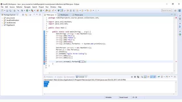 Colecciones en java: Set, HashSet, LinkedHashSet y TreeSet pt1 смотреть онлайн