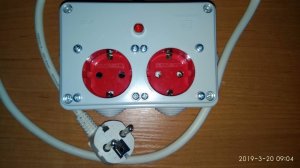 Делаем розетку, как в строительном пылесосе.