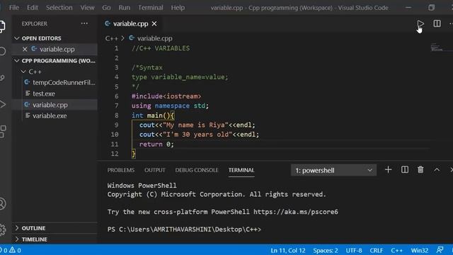 Variables in C++ | Variable Declaration & Initialization | ಕನ್ನಡದಲ್ಲಿ C++ ಕಲಿಯಿರಿ | C++ Tutorial - смотреть онлайн