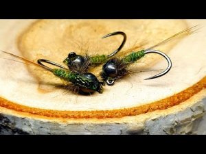 Buggy Yarn Olive Nymph. Оливковая нимфа.