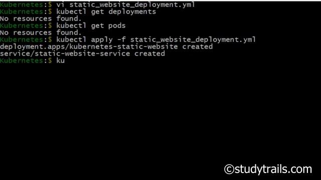 Kubernetes video Course 2. static website deployment смотреть онлайн