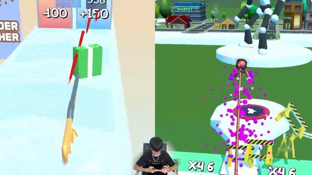 Gun Head Run | Tall Man Run - Gameplay Walkthrough Max Levels (Part 1) смотреть онлайн