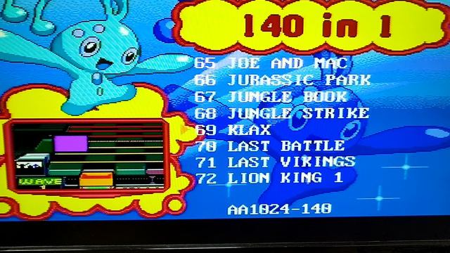 Игровая приставка 16bit Sega 140 игр и что там спрятано внутри