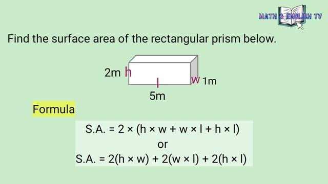 How to Find the Surface Area of a Rectangular Prism смотреть онлайн