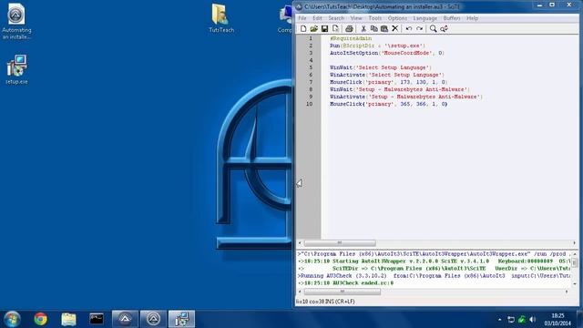 AutoIt Scripting Tutorial 9 Automating Installers & Programs Part 1 смотреть онлайн
