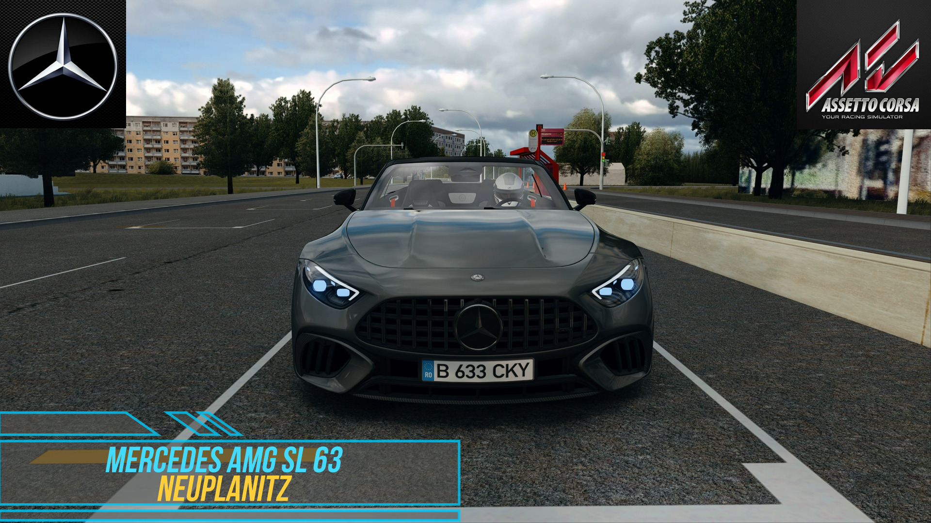 Mercedes AMG SL63 - Neuplanitz | Assetto Corsa. смотреть онлайн