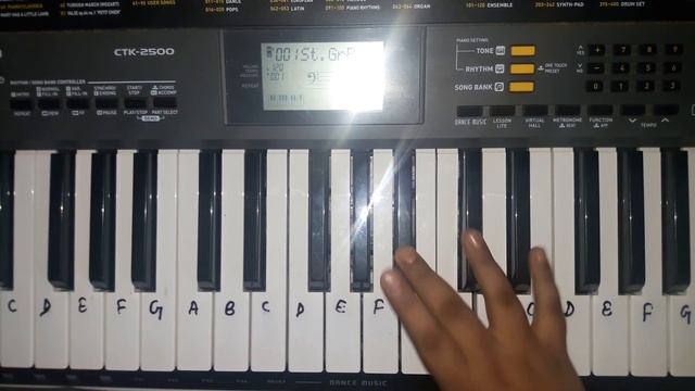 |Priya Prakash Theme Song|Oru Adaar Love|Piano Tutorial|Casio CTK-2500| смотреть онлайн