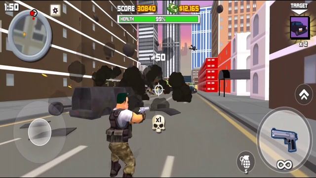 Gangstar City Open World Shooting Game 3d #2 - Shooting Game Android смотреть онлайн