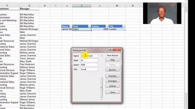 How to Create Data Entry Forms in Excel смотреть онлайн