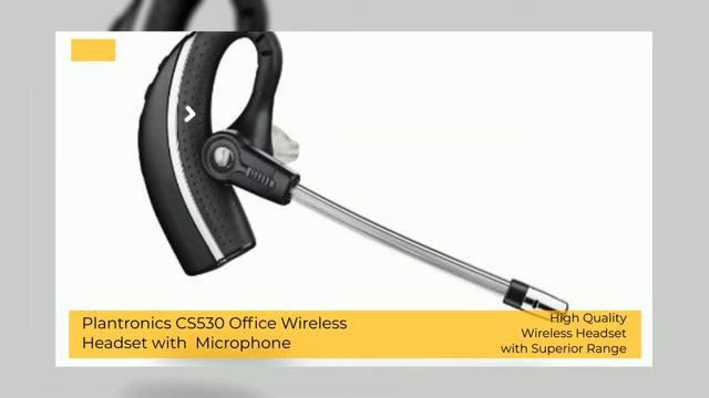 Plantronics CS530 Office Wireless Headset with Extended Microphone смотреть онлайн