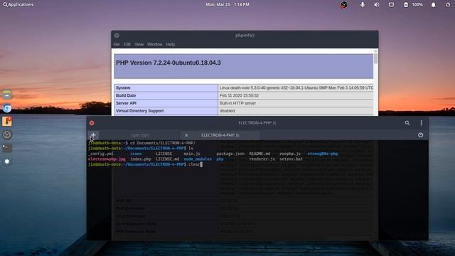Laravel | PHP Desktop Application using Electron? [ELECTRON-4-PHP] смотреть онлайн