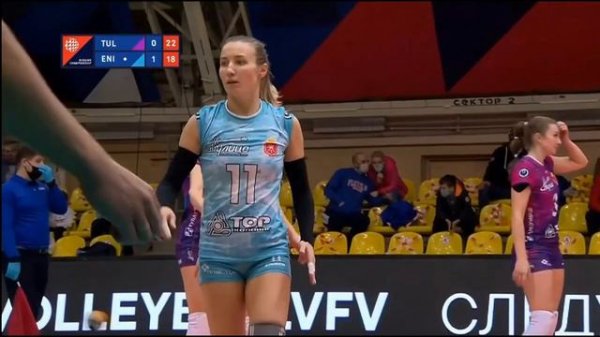 Russian Women's Volleyball Super League Tulitsa vs Yenisei (Highlights)