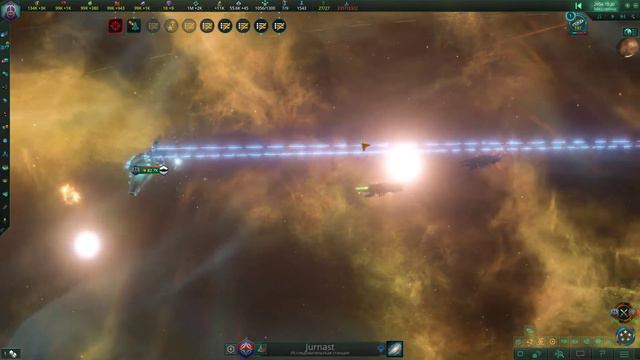 Stellaris: Джаггернаут настреливает. смотреть онлайн