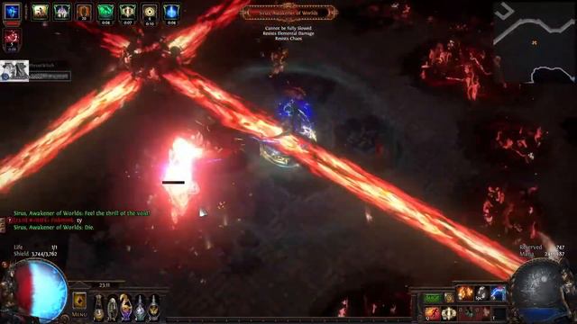 Path of Exile - Heist League - Aura Stacker V.1 - Facetanking Sirius смотреть онлайн