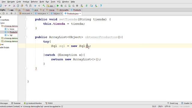 creacion clase sqlite y metodos insert y obtener смотреть онлайн