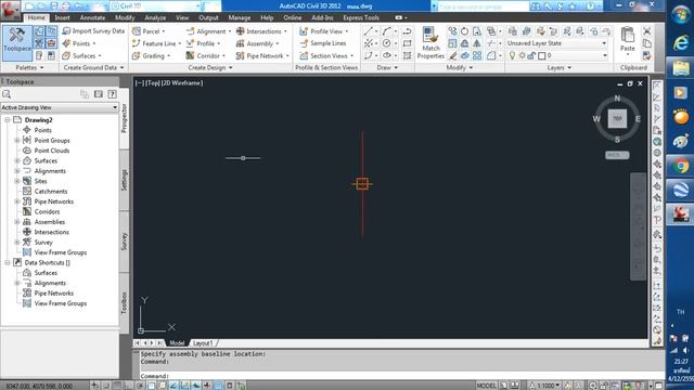 ออกแบบถนนด้วยโปรแกรม Autocad civil 3D 2012 смотреть онлайн