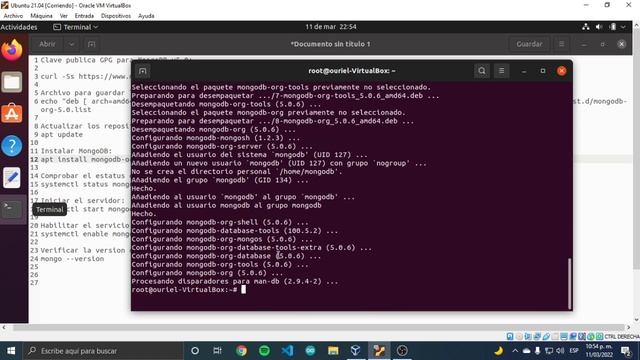 Instalación de MongoDB en Ubuntu 21.04 смотреть онлайн