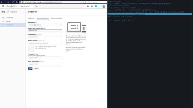 Sending email with Gmail safely using OAuth2 in Python смотреть онлайн