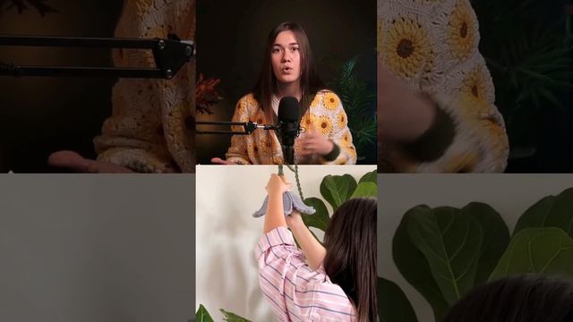 Вязаный светильник в виде цветочка смотреть онлайн