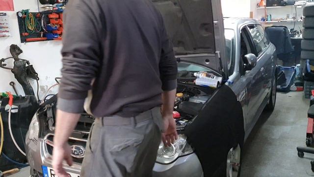 Subaru BP Legacy EJ253 First Start After Engine Replacement